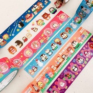 Squly & Friends 裝飾膠帶 (六款) | 手帳/裝飾/貼紙/膠貼