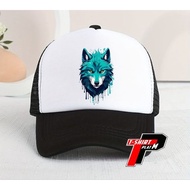 Baseball Cap Blue Wolf Cap Baseball Cap