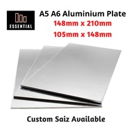 A5 A6 size Aluminium Plate Papan Aluminium Sheet Metal 1mm 1.5mm 2mm 3mm 4mm 5mm Metal Sheet