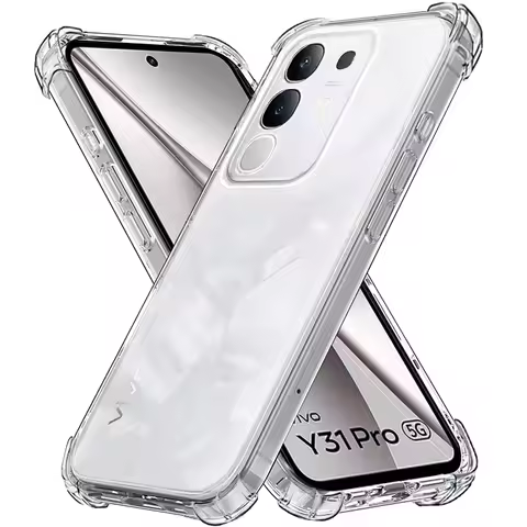 Clear Phone Case For Vivo Y500 Y400 Y300 Y200 Y100 Y100t Plus GT Pro Y28 Y28s Y30 Y29 Y04 Y29s Y30 Y