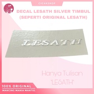 cicakshop88 liebe sticker decal premium lesath silver ltd bunglon timbul mirip joran original lesath