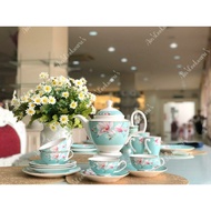 🎊HOT ITEM🎊 VANTAGE 14PCS TEA SET TIFFANY BLUE MAGNOLIA