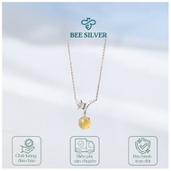 The SUN AND THE STAR NECKLACE, PURE ITALIAN SILVER MATERIAL, WOMEN'S FASHION 2024