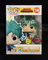 FUNKO POP Animation MY HERO ACADEMIA 1140 IZUKU MIDORIYA glow glows in the dark gitd figure (我的英雄學院 