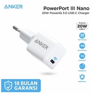 Anker MARVEL Charger iPhone PowerPort III Nano 20W USB-C A2633 Garansi