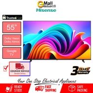 ( Courier Service ) Hisense 50" 55'' 4K UHD Android Google LED TV 55A6500N 50A6500N | 4K LED TV | Te