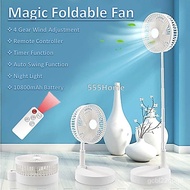[SG Seller] Cordless 2in1 Foldable Standing Fan &amp; Table Fans / P10 / Remote Control USB Chargeable/  10800mAh Battery 9s