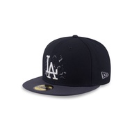 New Era หมวกรุ่น 59Fifty Pack - Crows Los Angeles Dodgers Cooperstown 2-Tone Graphite Visor Black 59