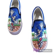Custom Sonic Hedgehog Shoes