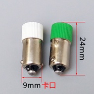 LED Button Indicator Bead Bulb Mount BA9S Screw E10 6.3 v12v24V30V110v220v380