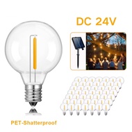 Powdeom G40 Replacement Light Bulbs Solar Light Bulbs IP65 Waterproof LED Light Bulb E12 Base Dimmab