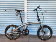 20" Folding Bike ELFOLD Shimano 7 Speed Disc Brake Ready Stock Basikal Lipat Dewasa