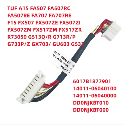 Battery Cable For Asus GA402R FA507 FA707RE K3605ZV G733Z G713R/QY/QM DDONJKBTO00