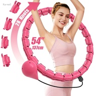 Smart Digital Hula Hoop Adjustable Sport Hoops Abdominal Thin Waist Exercise 24 Detachable Massage H