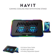 HAVIT HVCP-F2069-BK Gaming Cooling Pad with Phone Stand