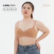 Lavina Bra Tanpa Kawat Lara Busa Tipis Tali Kecil Seamless Bra Wireless Bra size 32-36 Cup A-C