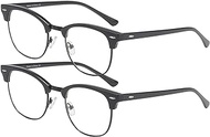 Kimorn Blue Light Blocking Glasses Semi Rimless Eyewear For Women Men Blue Ray Filter Lens KS052