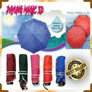3d Magic Anti UV Motif Folding Umbrella / 3 Dimensional Folding Umbrella Ship Cap / Magic Umbrella