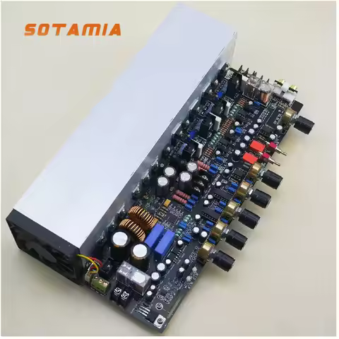 SOTAMIA LM3886 2.1 Channel Power Amplifier Finished Board Class A Digital Audio Amplifier 150W*2+300