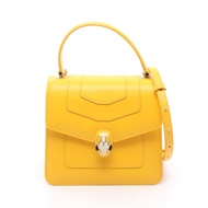 【二手】BVLGARI ( Bulgari) Serpenti Forever 兩用手提包，黃色，其他，Serpenti Forever 兩用鏈條單肩包，女士