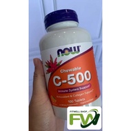 Now Foods Vitamin C Vit C 500 mg C-500 With Rose Hips