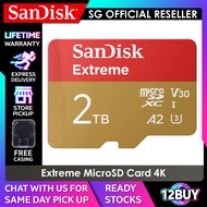 SanDisk Extreme microSD Card Full 4K V30 U3 UHS-I C10 100MB/s 32GB 170MB/s 64GB 190MB/s 128GB 256GB 
