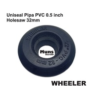 Uniseal Unisil PVC Pipe 1/2 Inch Aquaponic And Hydroponic System WHEELER 32mm