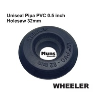 Uniseal Rubber 1/2 Inch PVC Pipe for Aquaponic and Hydroponic System WHEELER