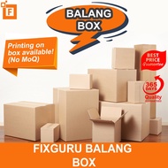 Fixguru Carton Box | Balang Box | Container Box | Plastic Jar | Small, Medium & Large Sizes