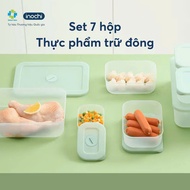 Set of 3 Inochi frozen food boxes helps you store food fresh
