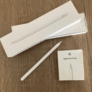 Apple Pencil 2（購自Apple store) 免費配Apple Pencil tips