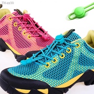 ๑♨ 1pair Locking Shoe Laces Shoestrings Running Triathlon No tie Shoelace Sports Laces Hiking Shoelaces Children Elastic Shoelace