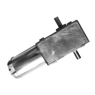 DC  12V 10rpm 120Kg.cm powerful Torque, double shaft output worm gear motor, intelligent robot worm 