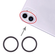 2ชิ้นกล้องด้านหลังเลนส์แก้วโลหะป้องกันห่วงแหวนสำหรับ iPhone 11