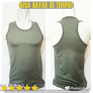 Plain Gym Fitness Singlet light grey singlet