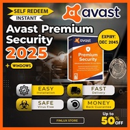 [SELF REDEEM] EXP 2045 (20 Years) Avast Antivirus Premium Security 2025 v25.3 (All-In-One) Latest Fo