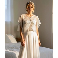 BOLERO CROP MESH SEQUIN EMBROIDERED