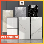 Wallpaper Dinding Vinyl Marble 30 X 60 Cm / Lantai Vinyl Marbel Granit