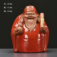 創意陶瓷福祿壽擺件大號客廳玄關博古架裝飾品擺設長輩生日送禮品