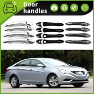 Suitable for 10-15 Hyundai i45 YF Door Bowl Handle Decoration Stickers Door Handle Anti-Scratch Acce