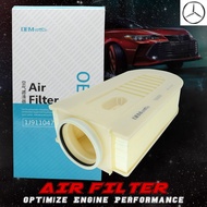 Car Engine Air Filter Cleaner For Mercedes-Benz Cls C-Class E-Class Coupe T-Model W212 W204 S204 C20