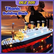 【DUZ】1878Pcs Titanic Building Block Assembly Toys Children Ship Model Puzzle Blocks