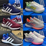 36-41 Sport Shoes Adidas neo runner grey pink kasut sport Sukan Jogging Perempuan Murah