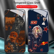 TS-57 F1 Max Vestappen HD Glass Casing for Samsung Note 9 S24 S25 FE Ultra J7 Prime J6 J4 Core Pro P