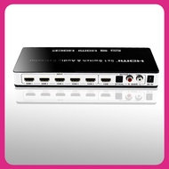 4K HDMI Switch 5x1 HDMI Switcher Audio Extractor 1080p 3D ARC Toslink SPDIF 5 IN 1 OUT Video Convert