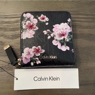 Calvin Klein Black Floral Wallet