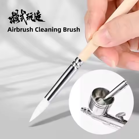 Airbrush Cleaning Brush MS138 MoShi Airbrush Gun Cleaning Brush Tool Cleaner Clean Brush for Gundam 