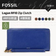 pre-Order代購【FOSSIL】【10% off↘】logan環保皮RFID防盜拉鍊長夾