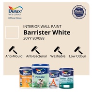 Dulux Wall/Door/Wood Paint - Barrister White (30YY 80/088) (Ambiance All/Pentalite/Wash &amp; Wear/Better Living)