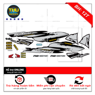 [ QUÍ KHÁCH VUI LÒNG MANG TEM RA TIỆM CHO THỢ DÁN] TEM RỜI dán cho xe wave nhỏ đời đầu xám dán xe đe